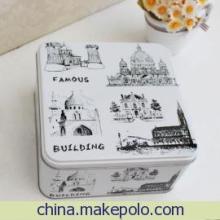 歐式古堡方形儲(chǔ)物罐 融合古典美學(xué)與現(xiàn)代收納的家居藝術(shù)品